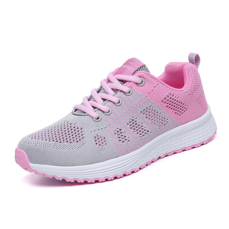 2024 cross-border wholesale spring and autumn outdoor board shoes women's fly woven mesh women's shoes sneakers flat bottom student running shoes women 2024 cross-border wholesale spring and autumn outdoor board shoes women's fly woven mesh women's shoes sneakers flat bottom student running shoes women