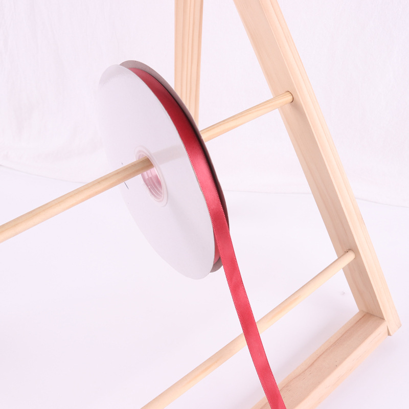 1cm cinta de poliéster al por mayor cinta de color sólido cinta de tela flor material de embalaje regalo arco cinta