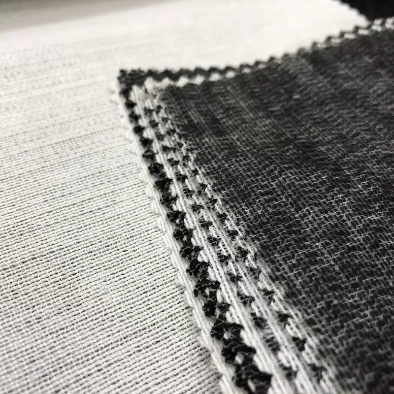 厂家直销 绒布衬 拉毛衬 大袍衬 外贸辅料衬布 西装衬布 150CM宽