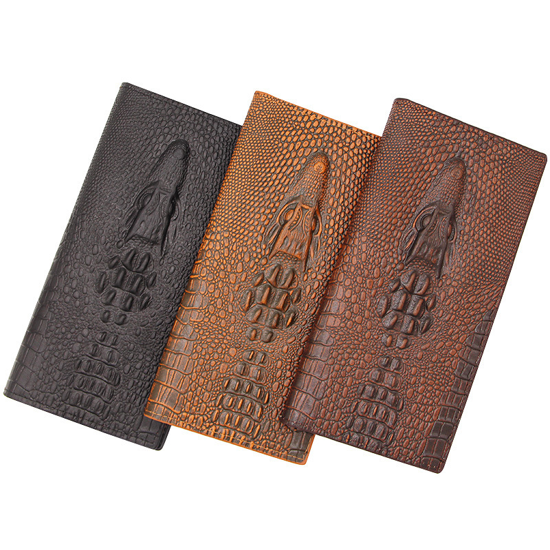 MenBense men's wallet long business crocodile pattern multi-function large capacity trend wallet factory direct supply