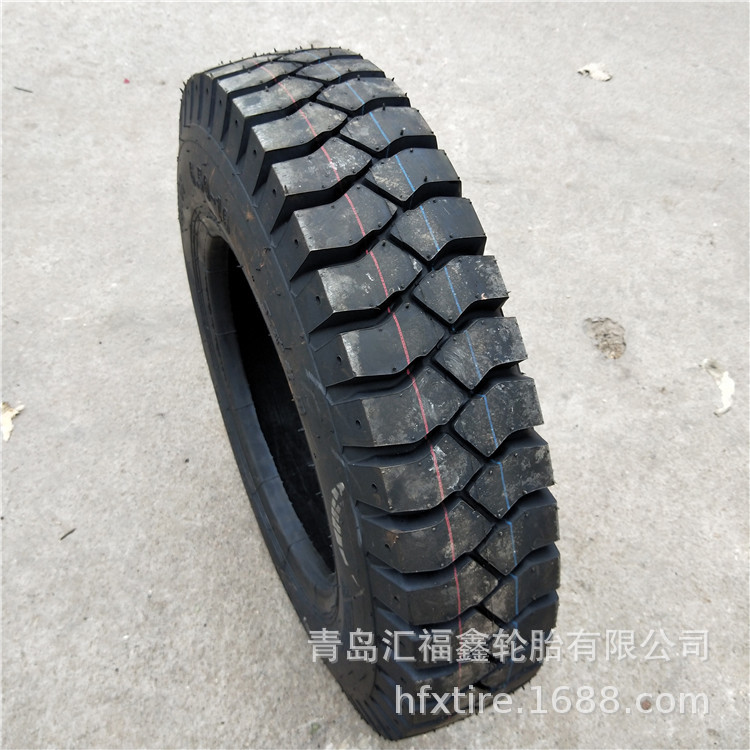 供应6.50 7.00 7.50 8.25-16农用小轻卡斜交尼龙线矿山花纹轮胎
