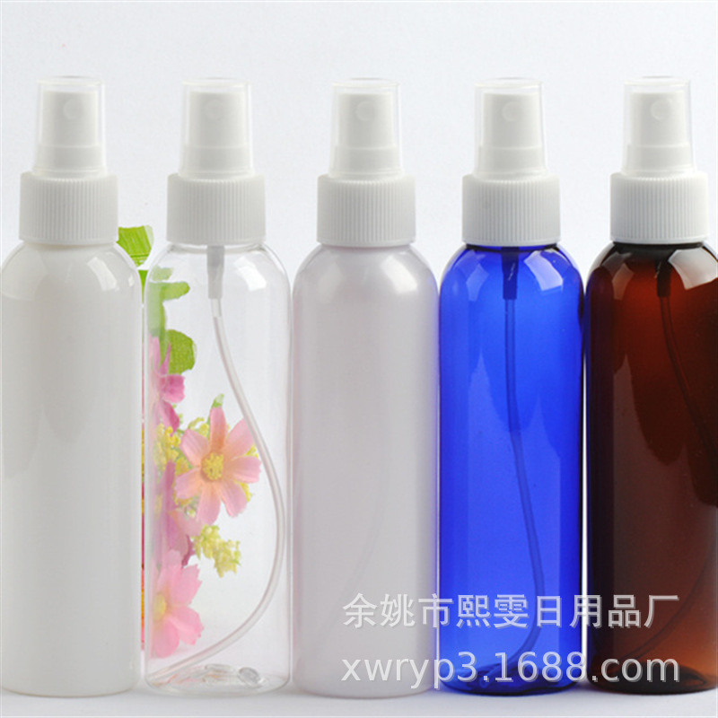 150ml塑料喷雾瓶圆肩补水小喷雾 爽肤水喷瓶 旅行便携纯露分装瓶