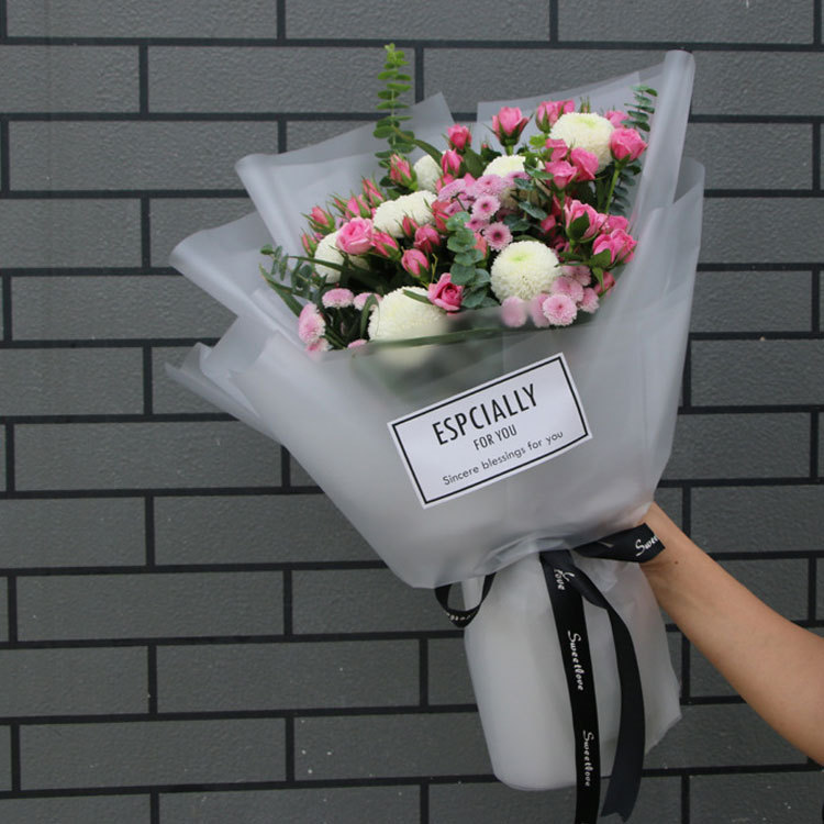 Roland Papel de regalo de flores del Día de San Valentín Papel coreano papel mate ramo de flores papel de regalo floral papel de regalo de flores hecho a mano