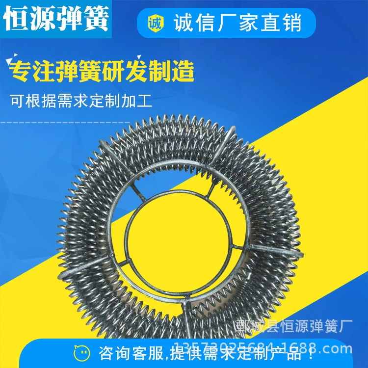 Пружина для прочистки канализации, диаметр 16 мм, для электрических прочистных машин, в различных вариантах исполнения.