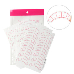 Beginners practice grafting eyelashes positioning stickers teaching fixed-point planting eyelashes practice stickers five-point positioning paper