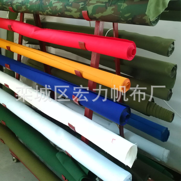 Protección solar roja Lona impermeable de poliéster Engrosamiento engrosado Tienda al aire libre Tela de lona roja impermeable de flúor de silicona