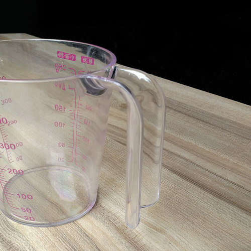 250ml/500ml Transparent Measuring Cup Baking Scale Measuring Cup Powder Liquid Two-in-One Box Hard Measuring Cup Box 