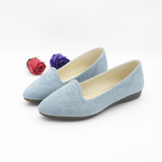 New Old Beijing Cloth Shoes Pointed Jacquard Fabric Anti-slip Wear-resistant Women's Cloth Shoes Embroidered Shoes