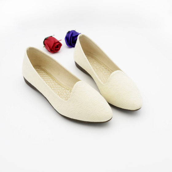 New Old Beijing Cloth Shoes Pointed Jacquard Fabric Anti-slip Wear-resistant Women's Cloth Shoes Embroidered Shoes