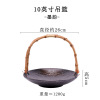 Japanese -style Creative Ceramics Plate Hand -lifted Basketball Hotel Featured Dry Fruit Seduction Drive Mod. Cai Cai Basket Fruit Basketable wholesale