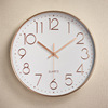Plastic mute hanging clock wall clock quartz clock stereo number scales, hanging clock watch wholesale 12 -inch 30cm