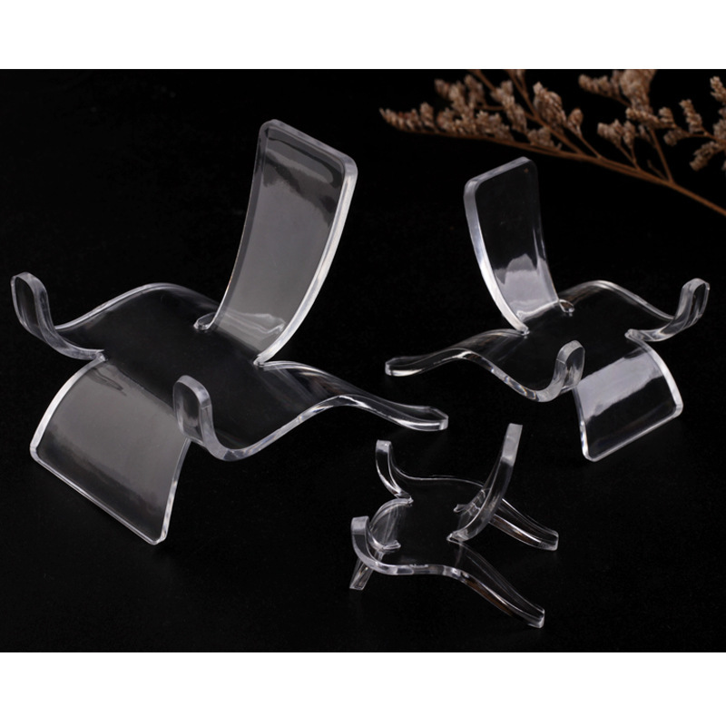 Acrylic Plastic Display Stand Crystal Pendant Pendant Jewelry Stand Mineral Rough Stone Base Ring Ring Stand