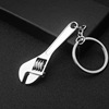 Small tools set, golden metal keychain, wrench, pliers, men's pendant, Birthday gift