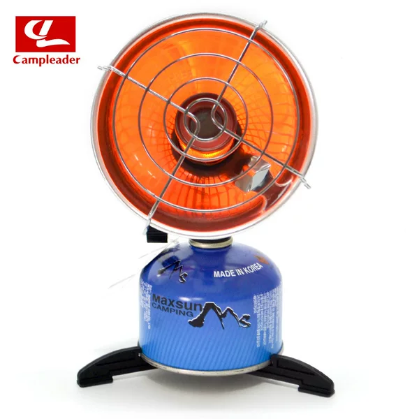 New outdoor camping mini portable heater, gas-powered heating stove for autumn and winter camping, fishing, and tent heating