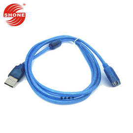 厂家供应 usb2.0延长线 usb公对母数据线连接线1.5米纯铜双屏蔽线