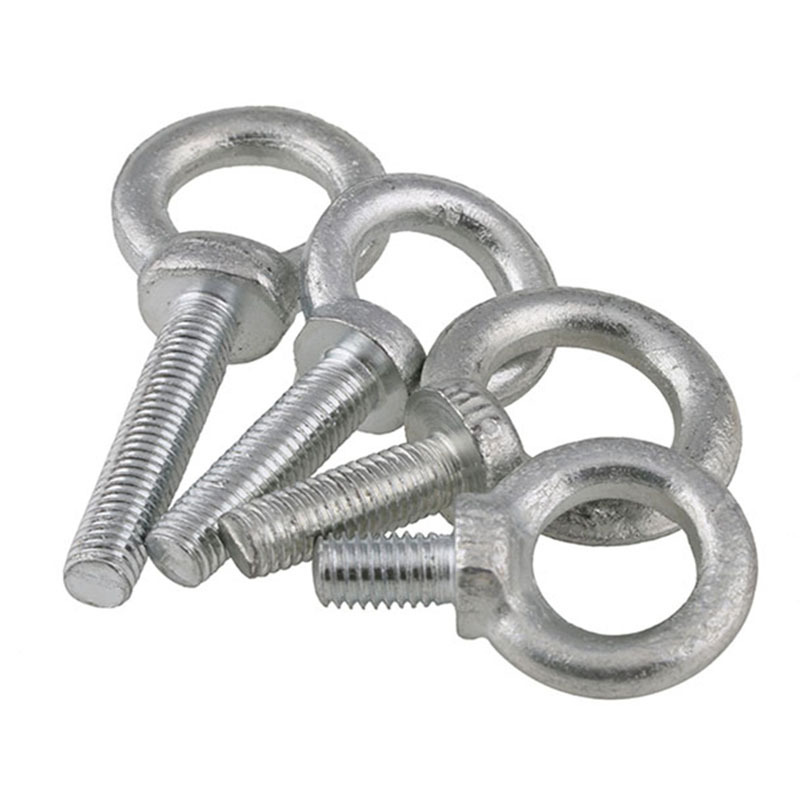 厂家供应英制镀锌吊环螺丝螺栓螺钉M1/4-M1-1/2 量大优先