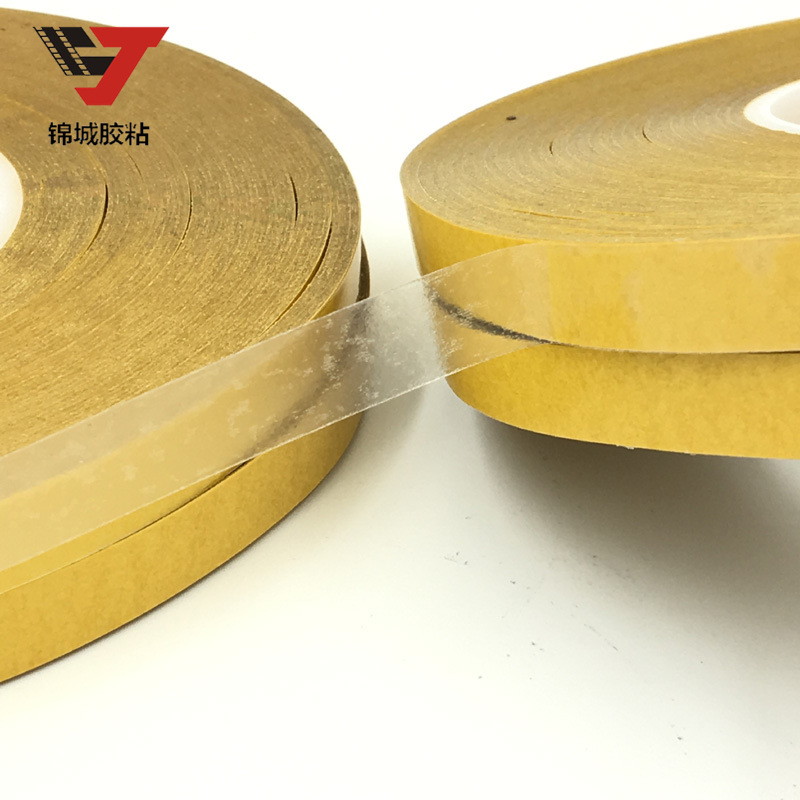 Jincheng adhesivo CORONA 7972 ultrafino 0,05mm transparente fuerte PET resistente a altas temperaturas sin costuras cinta de doble cara