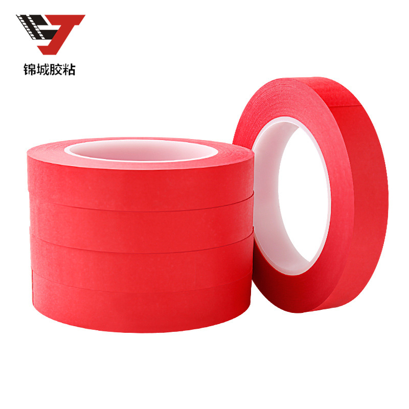 Jincheng adhesivo de alta temperatura resistente belleza roja pintura placa de circuito sin fisuras blindaje PCB tablero compuesto cinta adhesiva papel