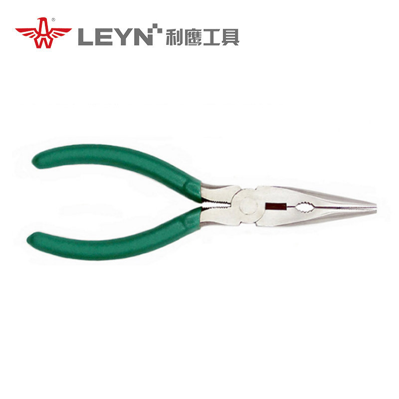 利鹰五金工具 厂家直销45碳钢 美式抛光单沾6寸- 8寸尖嘴钳