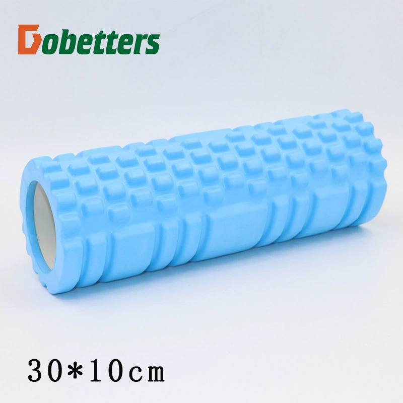 EVA hollow textured massage roller (Dobetters) 30×10 cm — mini yoga balance stick