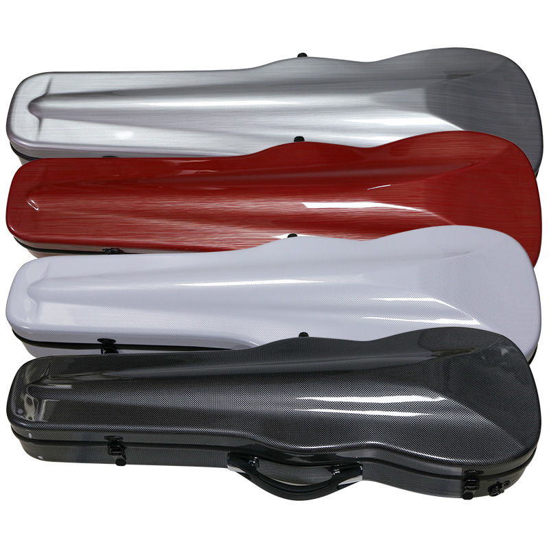 Fibra de carbono violín caja bolsa mochila violín bolsa viola caja bolsa portátil super high-end 44