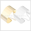 Fashionable universal metal accessory, bracelet, European style, simple and elegant design, gold and silver, mirror effect