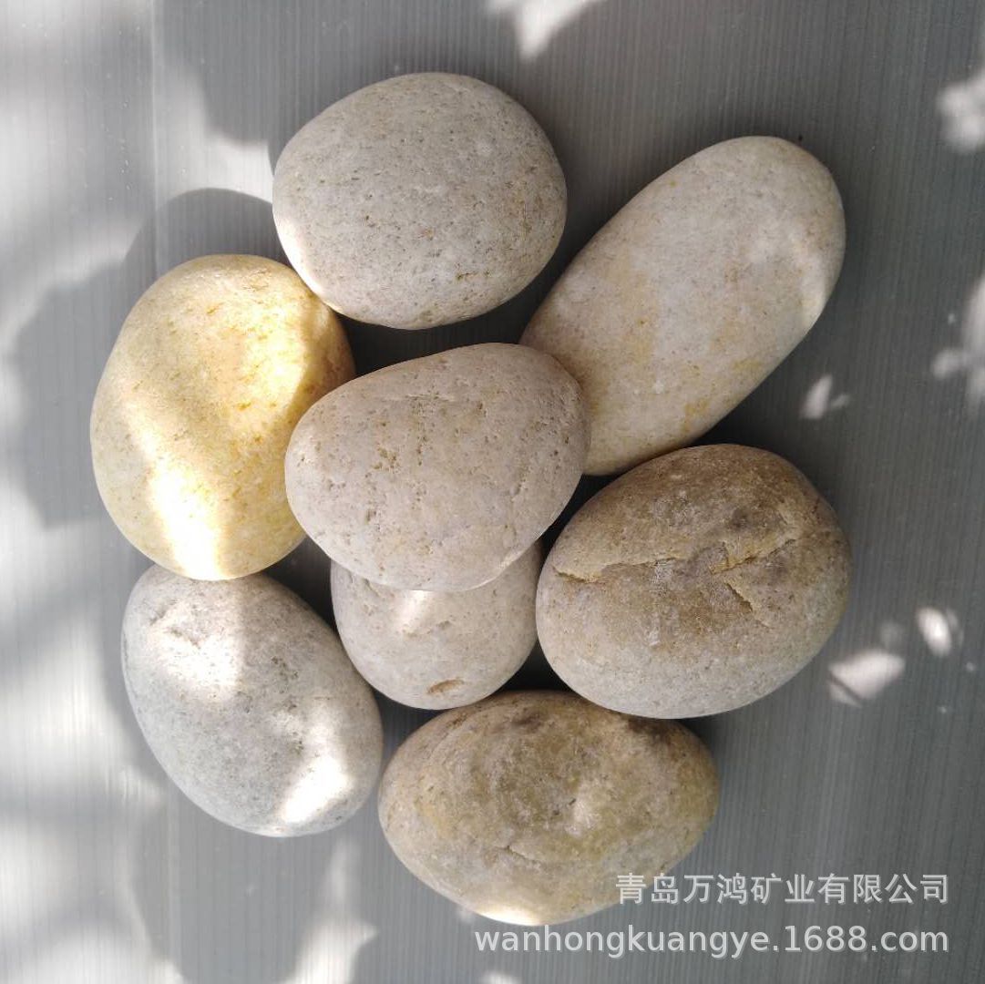 鹅卵石厂家批发 烟台16-32mm铺路园林青灰石 鹅卵石砾石石头