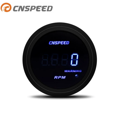 12V avtomobil modifikasiya aləti 2inch (52mm) rəqəmsal displeyli taxometr qara korpus