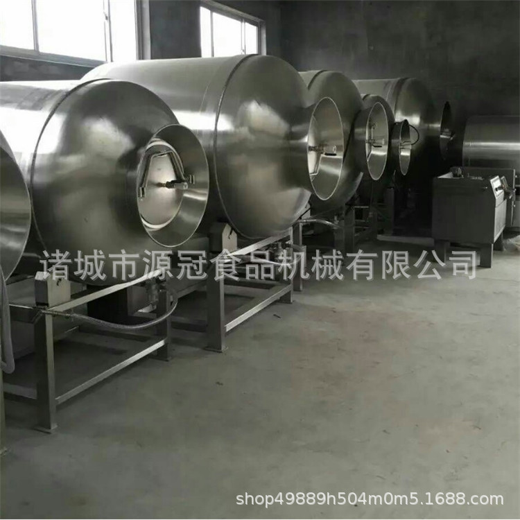 不锈钢变频真空滚揉机咸菜腌制机牛肉鸡翅肉类呼吸式真空滚揉机