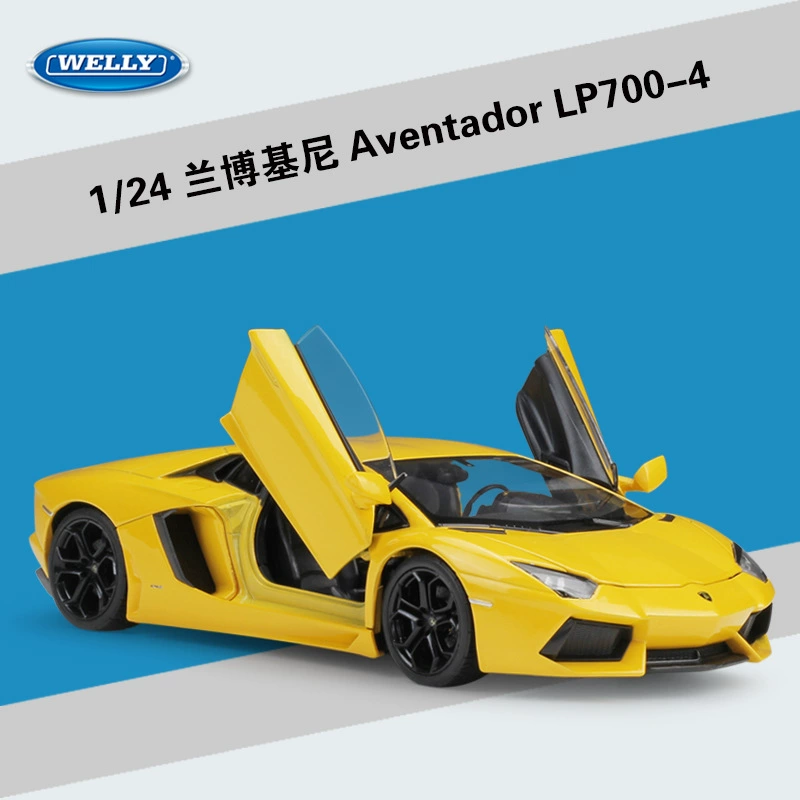Welly1: 24Huracan LP610-4 спортивная модель автомобиля из сплава, готовая игрушка-муляж