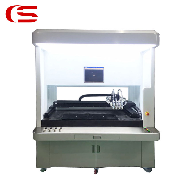 厂家批发全自动定位视觉钮扣点漆机视觉定位点漆机自动点胶设备