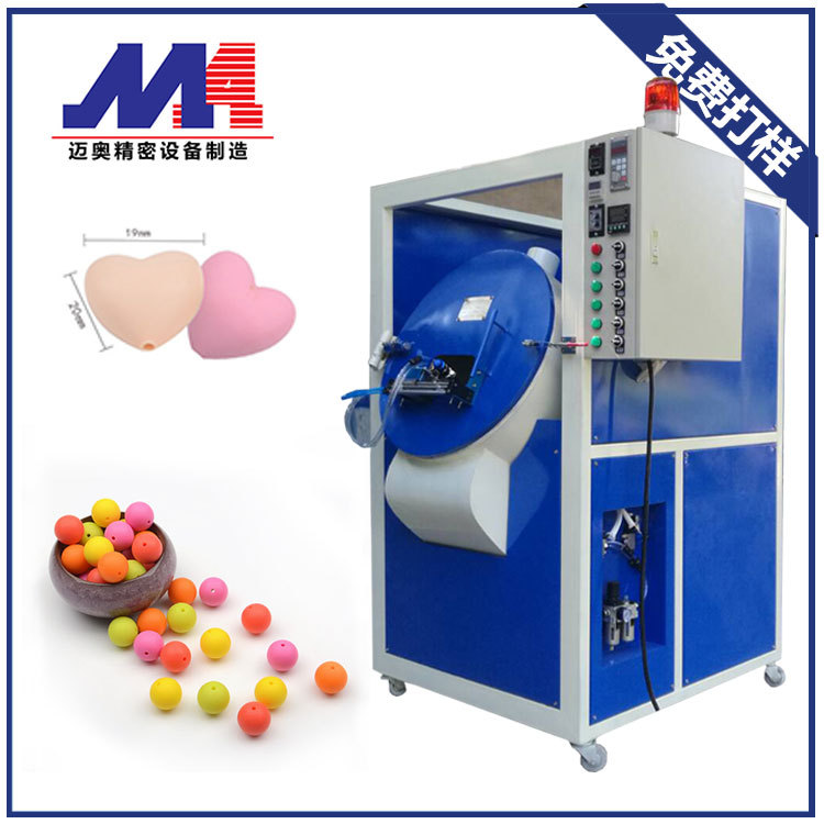 硅胶珠子喷漆机 串珠烤漆机 圆珠子串珠滚喷机 厂家热销静电