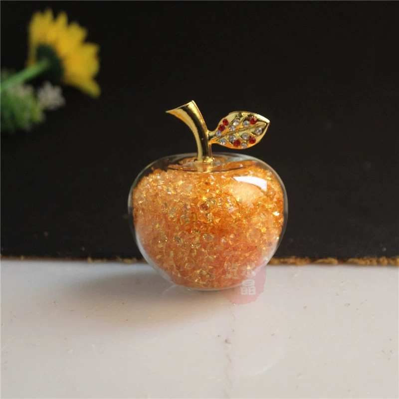 50#60#80 Crystal Apple Crystal Gifts Crystal Valentine’s Day Gifts Christmas Gifts Promotional Gifts