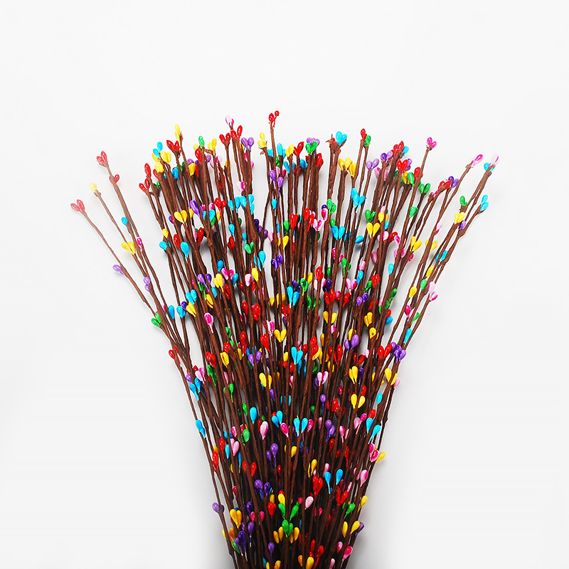 Flowers also supply simulated Christmas wreath rattan 65cm 12 pairs of small berry DIY woven pastoral style rattan