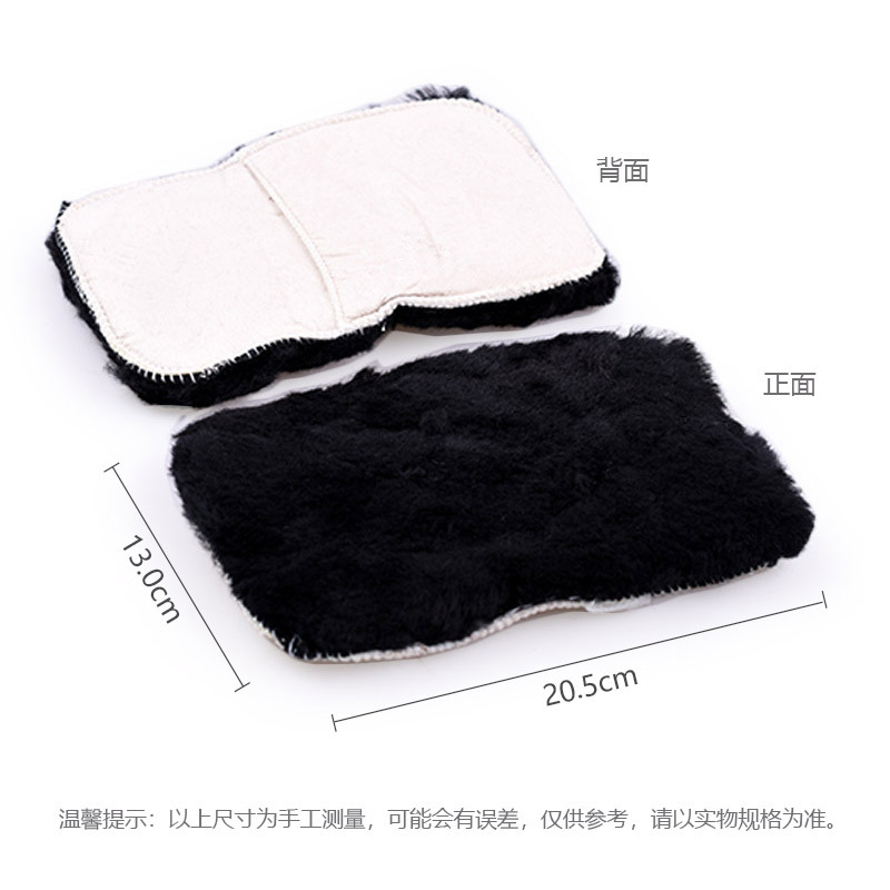 En stock venta al por mayor de lana pura cuero limpieza cuidado zapatos zapato paño de limpieza limpiador de zapatos guantes de eliminación de polvo guantes de pulido