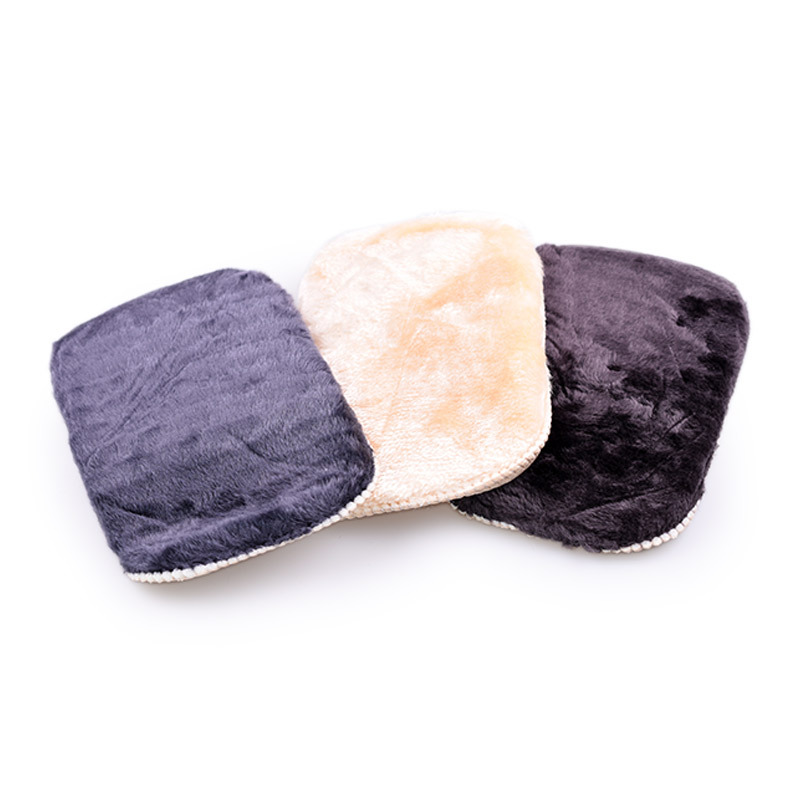 En stock al por mayor cuidado de cuero guantes de pelusa pulido limpieza pulido cepillo de zapatos zapato polaco pulido limpiador de zapatos