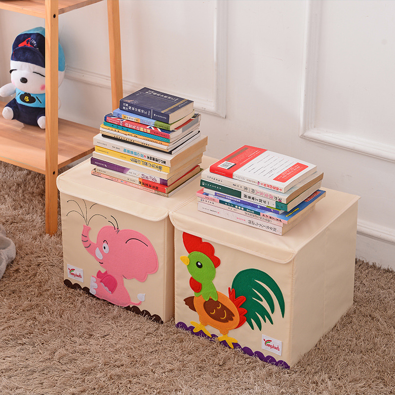Children's Toy Storage Box Foldableable Oxford Cloth Storage Box Storage Box with Lid Toy Storage Storage Box