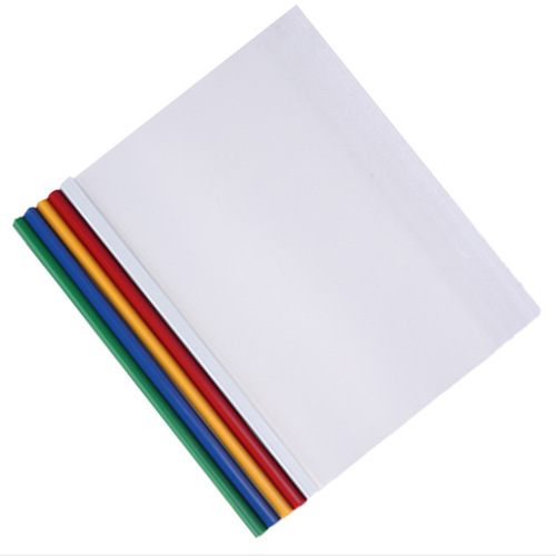 Pull rod clip a4 folder information storage book transparent pp student test paper clip file folder pregnant woman report pull rod clip