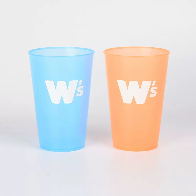 饮料广告杯啤酒杯子舞Cups 水杯 彩色塑料杯子批发
