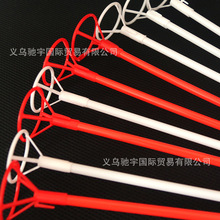 铝膜气球40cm大号托杆 全新料加厚气球杆子 微商地推铝膜气球杆托