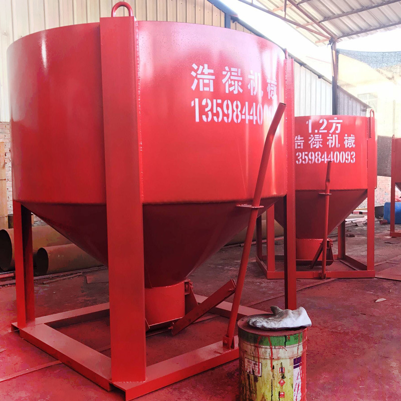 建筑大型加厚混凝土料斗 圆形塔吊混凝土料斗 多功能混凝土料斗