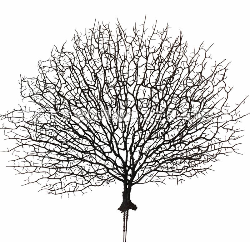 Pavo real rama Rama de coral flor artificial mar artificial Rama de hierro flor artificial boda flor artificial estudio fotografía decoración rama muerta