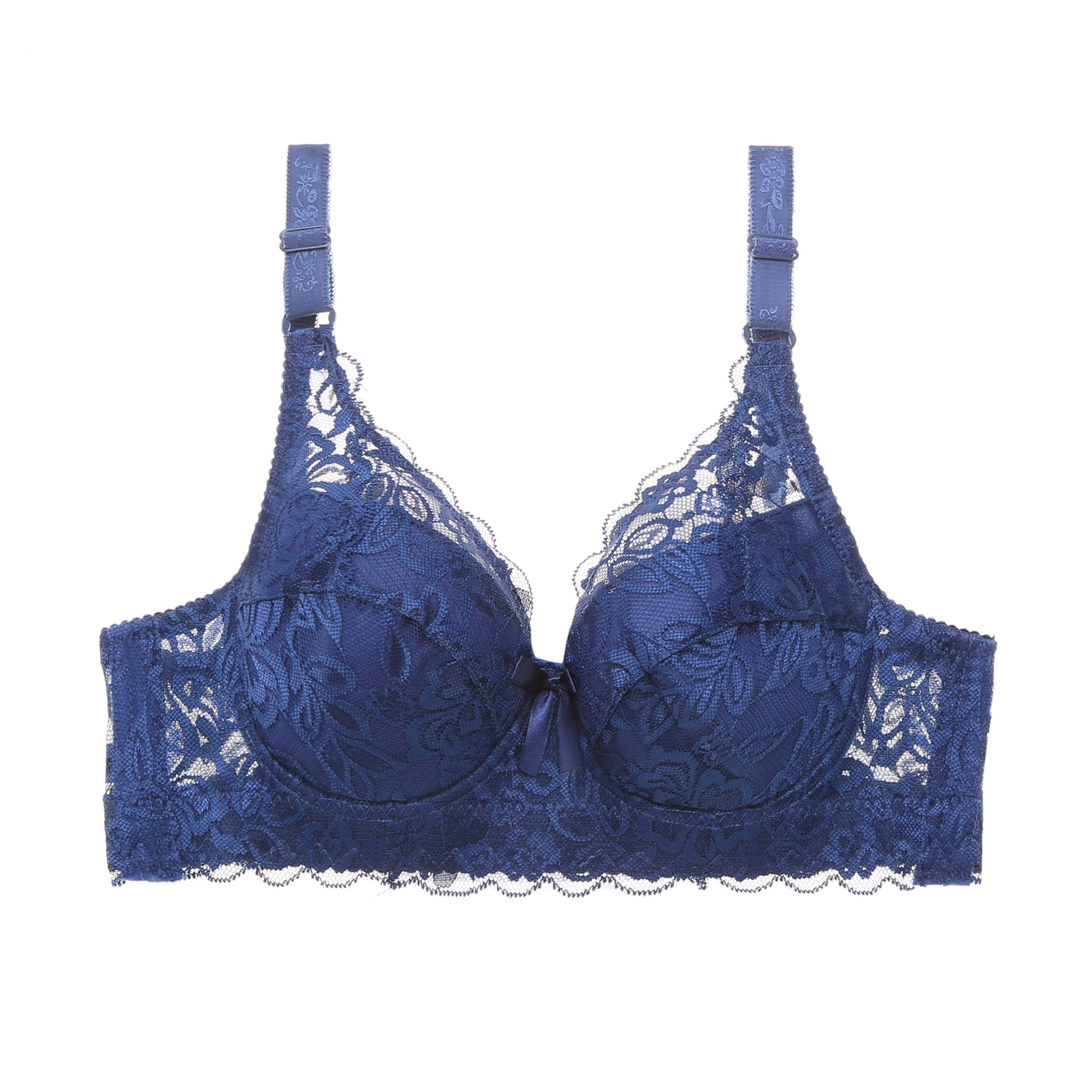 (Cross-border trading), tea cup, lace supporting bra, sexy underwear with steel rings, plus size