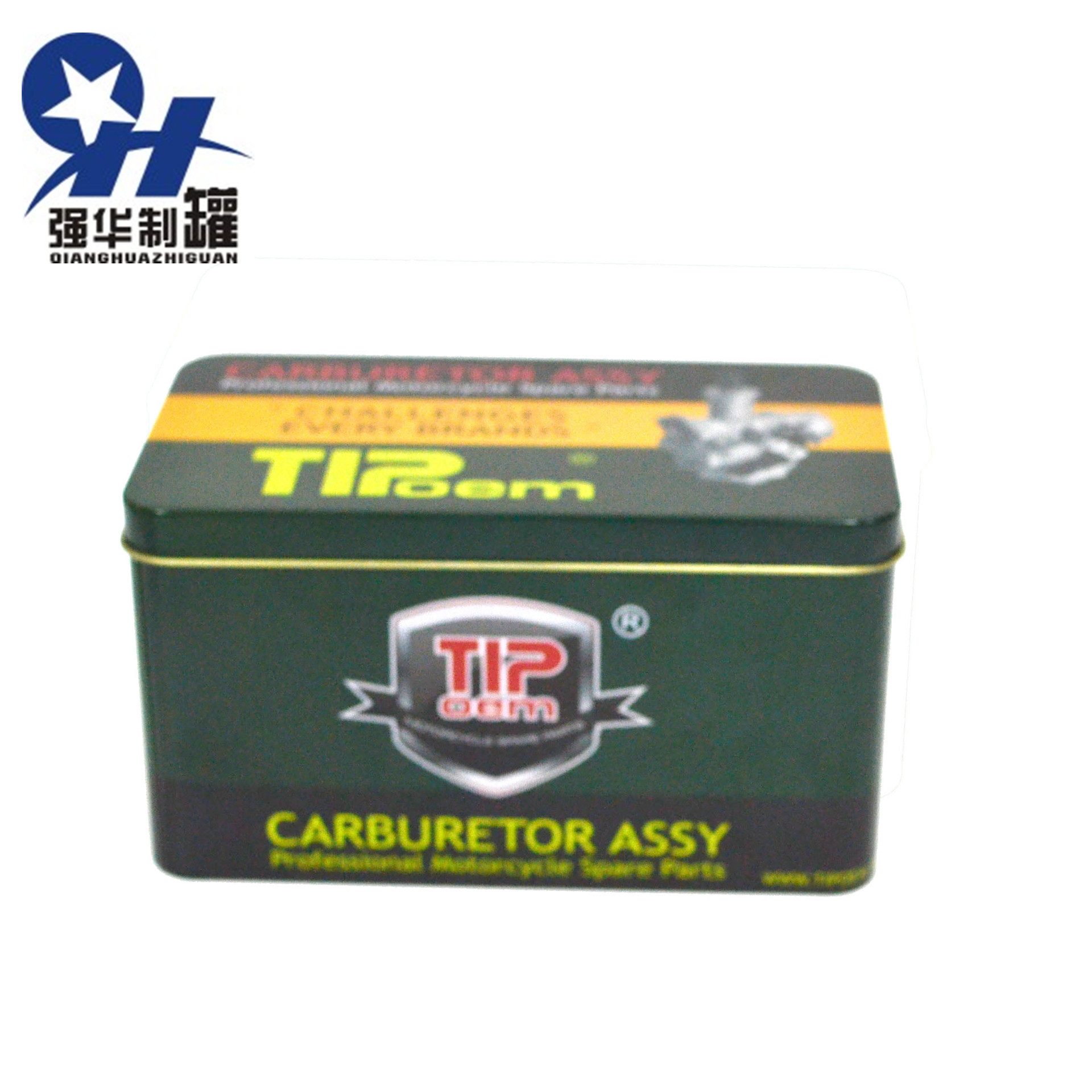 厂家马口铁盒包装  礼品金属盒 长方汽车配件铁罐 饼干糖果