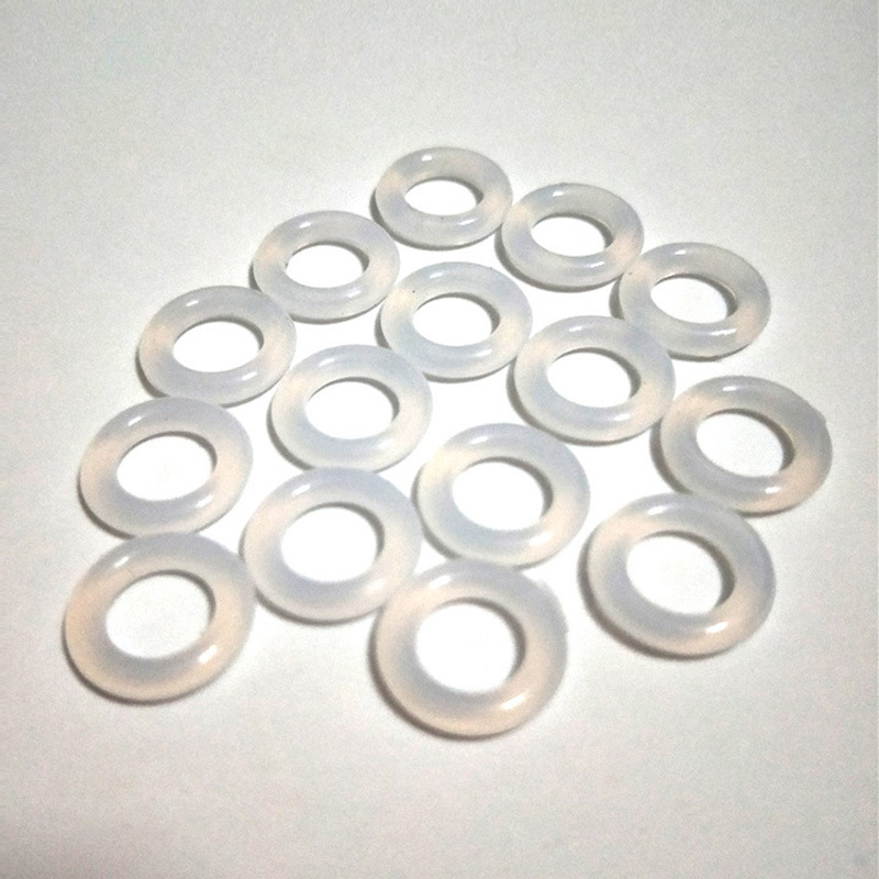 Factory waterproof transparent silicone O-ring rubber sealing ring food silicone O-ring direct sales