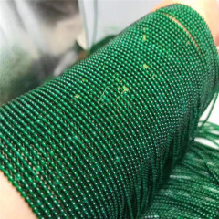 Mingdu クリスタル高模造エメラルドスピネルルースビーズ DIY 手作りカラフルなスピネルラウンドビーズ半完成品卸売