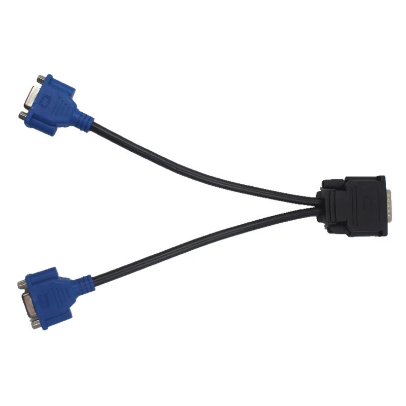 DMS59 нитевой двойной VGA ротор графическая карта DVI 1.2 двойной дисплей головной вращающийся кабель