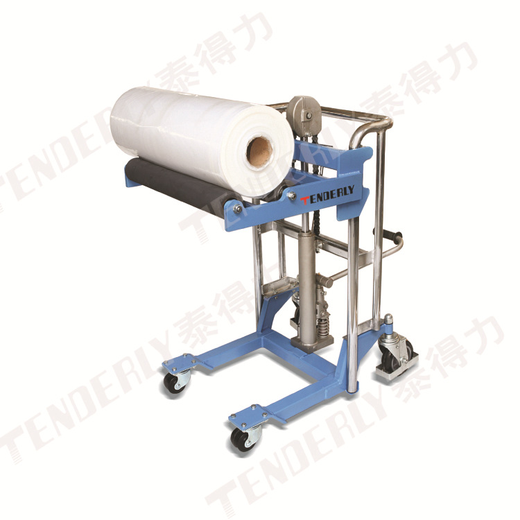 供应400Kg卷筒工位车,塑料卷膜上料车,PF4120R型