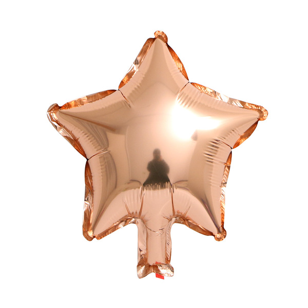Small solid color balloon heart shaped
