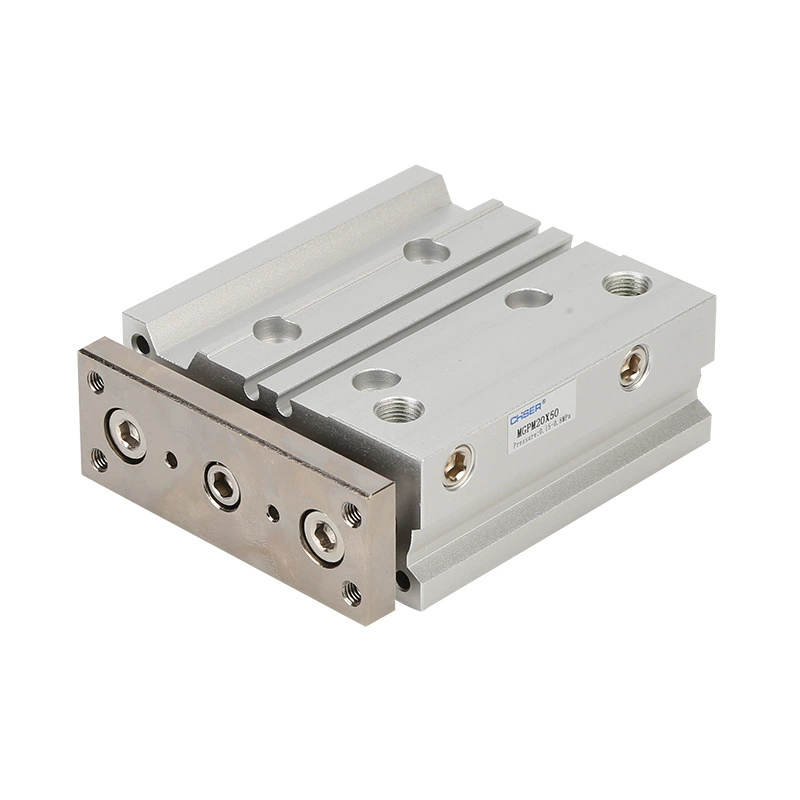 Цилиндр направляющей штанги с тремя стержнями SMC-типа Тонкий трехосный цилиндр MGPM12 Цилиндр с тремя стержнями MGPM40 с направляющей штангой